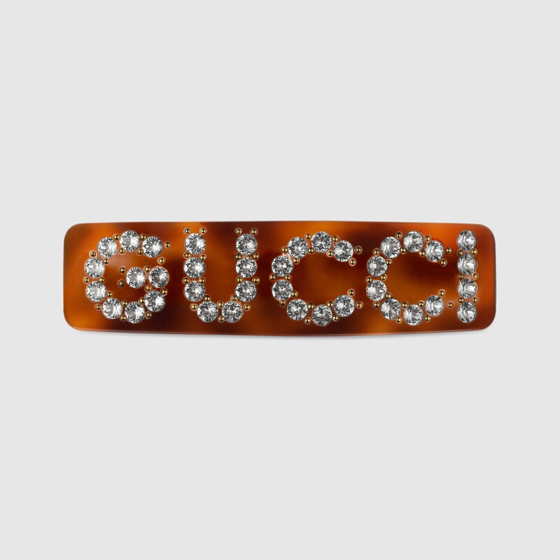 Crystal Gucci single hair clip