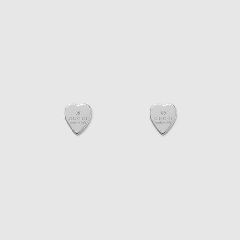 Trademark heart-shaped earrings